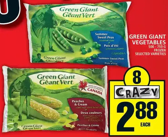 Food Basics Green giant vegetables offer