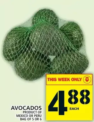 Food Basics Avocados offer