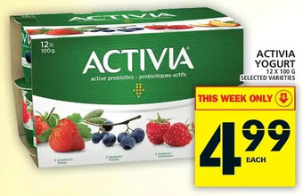 Food Basics Activia yogurt offer