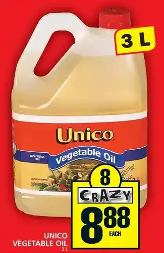 Food Basics Unico vegetable oil offer