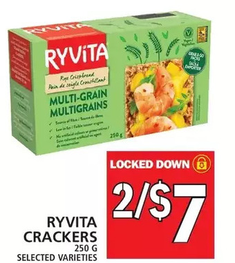 Food Basics Ryvita crackers offer