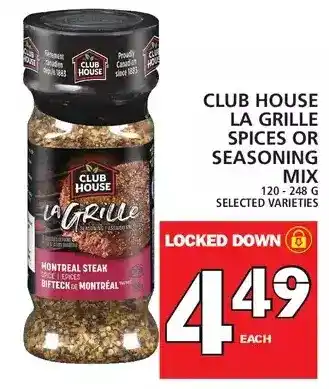 Food Basics Club house la grille spices or seasoning offer