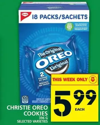 Food Basics Christie oreo cookies offer