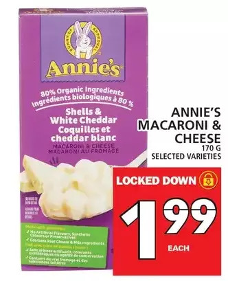 Food Basics Annie's macaroni & cheese offer