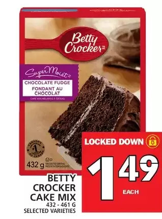 Food Basics Betty crocker cake mix offer