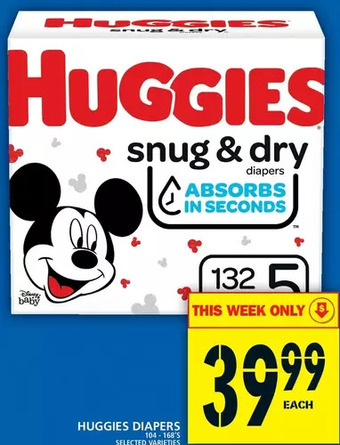 Food Basics Huggies diapers offer