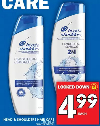 Food Basics Head & shoulders hair care offer
