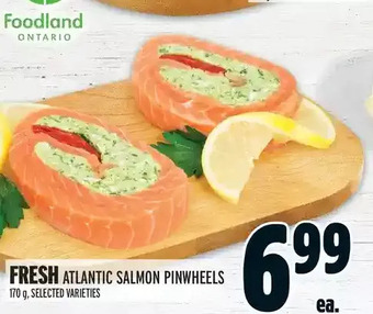 Metro Fresh atlantic salmon pinwheels offer