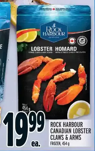 Metro Rock harbour canadian lobster claws & arms offer