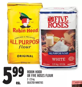 Metro Robin hood or five roses flour offer