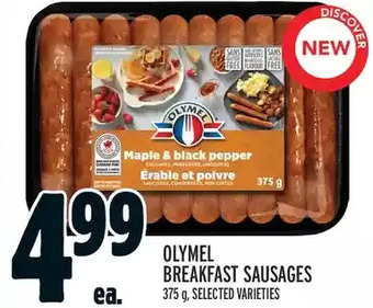 Metro Olymel breakfast sausages offer
