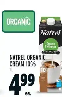 Metro Natrel organic cream 10% offer