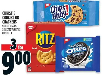 Metro Christie cookies or crackers offer