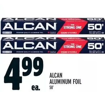 Metro Alcan aluminum foil offer