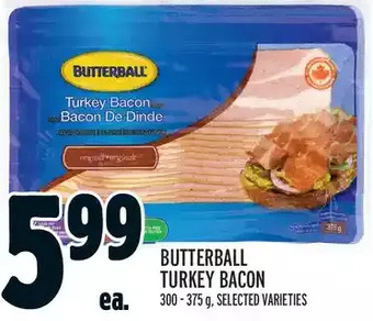 Metro Butterball turkey bacon offer