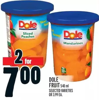 Metro Dole fruit offer