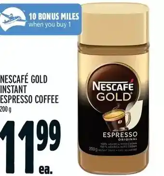 Metro Nescafé gold instant espresso coffee offer