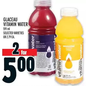 Metro Glaceau vitamin water offer