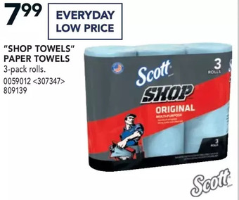 RONA Scott "shop towels" paper towels offer