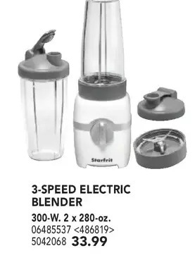 Lowe's Starfrit 3-speed electric blender offer