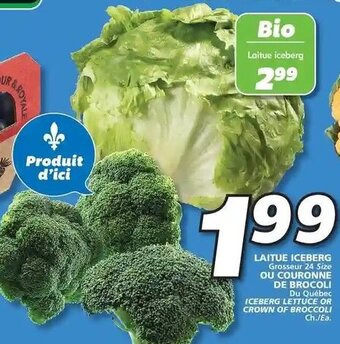 IGA Laitue Iceberg offer