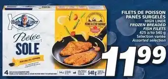 IGA Fillets De Poisson Panes Surgeles 540g offer