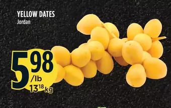 Marché Adonis Yellow dates offer