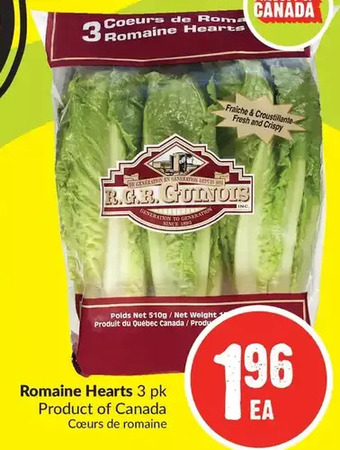 FreshCo Romaine hearts offer