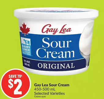 FreshCo Gay lea sour cream offer