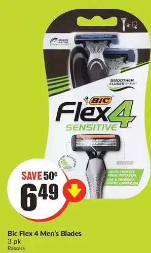FreshCo Bic flex 4 men's blades offer