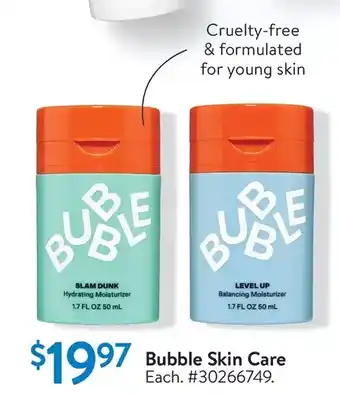 Walmart Bubble skin care offer