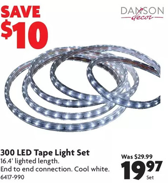 Home Hardware 300 led tape light set offer