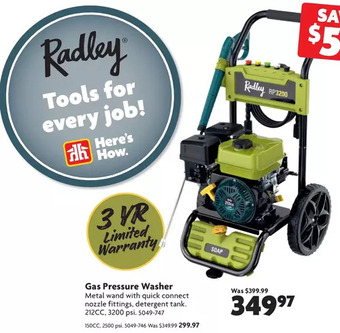 Home Hardware Gas pressure washer: 150cc | 212cc offer