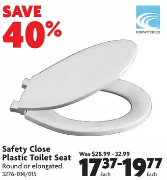Home Hardware Safety close plastic toilet seat offer