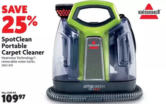 Home Hardware Spotclean portable carpet cleaner offer