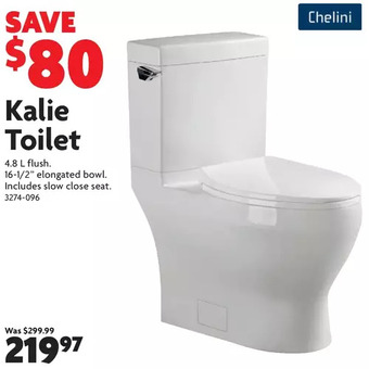 Home Hardware Kalie toilet offer