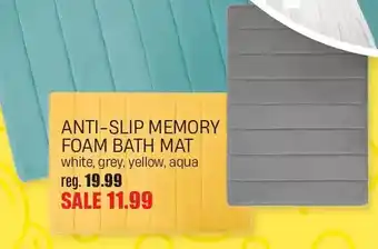 Fabricville Anti-slip memory foam bath mat offer