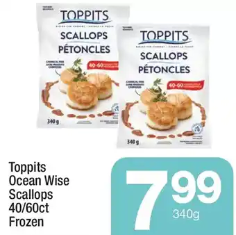 Highland Farms Toppits ocean wise scallops offer