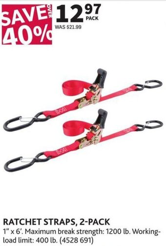 Co-op Ratchet Straps, 2-Pack offer