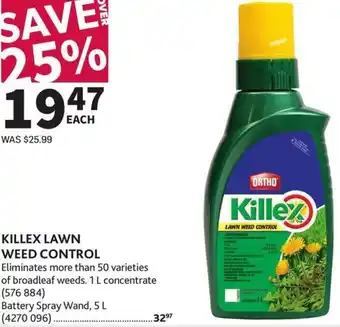 Co-op Killex Lawn Weed Control offer