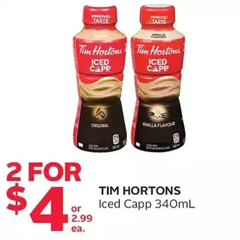 Rexall Tim hortons iced capp offer