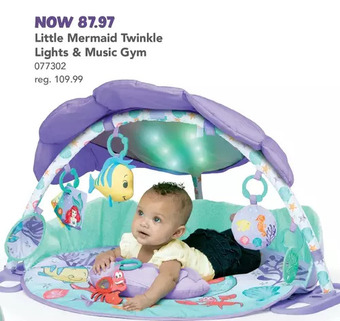 Babies 'R' Us The little mermaid twinkle trove lights & music activity gym offer