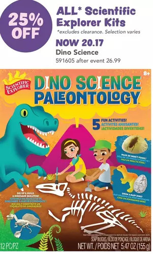 Toys R us Dino science offer