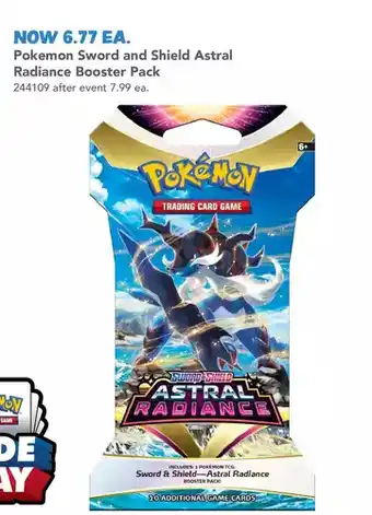 Toys R us Pokemon-swsh10 "astral radiance" sleeved booster - english edition offer