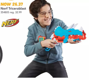 Toys R us Nerf dinosquad tricera-blast dart blaster offer
