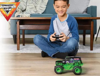 Toys R us Monster jam, official grave digger remote control monster truck, 1:24 scale, 2.4 ghz offer