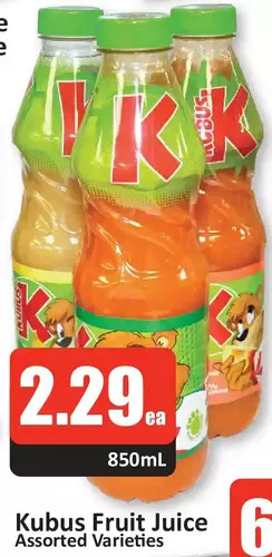 Starsky Kubus fruit juice offer