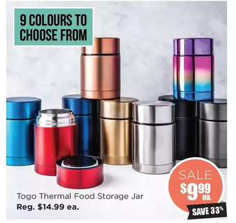 Kitchen Stuff Plus Togo thermal food storage jar offer