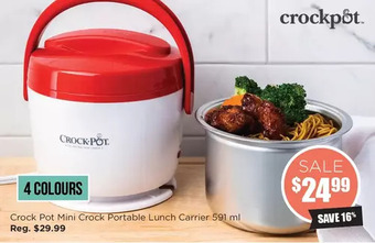 Kitchen Stuff Plus Crock pot mini portable lunch carrier offer