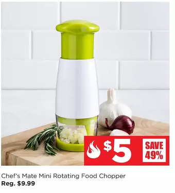 Kitchen Stuff Plus Chef's mate mini rotating food chopper offer